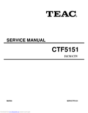 Teac CT-F5151 Service Manual