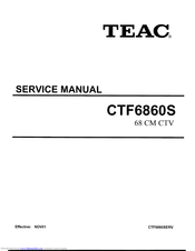 Teac CT-F6860S Service Manual