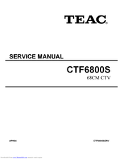 Teac CT-F6800S Service Manual