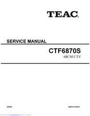 Teac CT-F6870S Service Manual