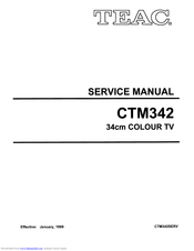 Teac CT-M342 Service Manual