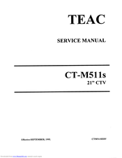 Teac CT-M511S Service Manual