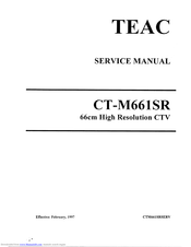 Teac CT-M661SR Service Manual