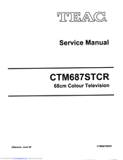 Teac CT-M687-STCR Service Manual