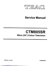 Teac CT-M805S/SV Service Manual