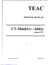 Teac CT-M6601ST Service Manual