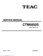 Teac CT-M6850S Service Manual