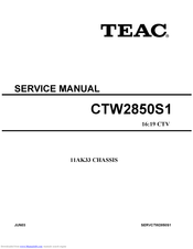Teac CT-W3250 Service Manual