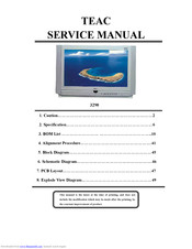 Teac 3290 Service Manual