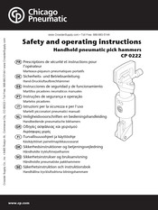 Chicago Pneumatic CP 0222 Safety And Operating Instructions Manual