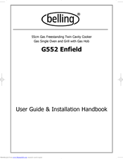 Belling G552 Enfield Users Manual & Installation Handbook