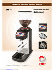 DIP Grinders DKS-65 Operation And Maintenance Manual