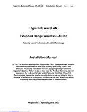 HyperLink Technologies HG2408P Installation Manual