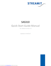 Streamit SAS310 Quick Start Manual