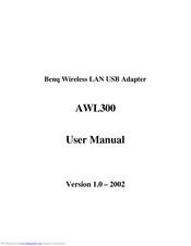 BenQ AWL300 User Manual