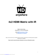 HDanywhere HKM42-UK Manual
