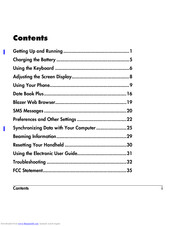 Handspring Manhattan User Manual