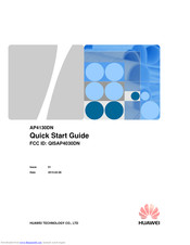 Huawei AP4130DN Quick Start Manual