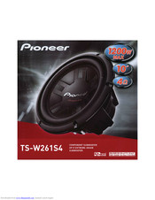 Pioneer TS-W26154 User Manual