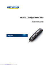 Olympus RecMic Installation Manual