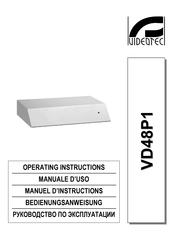 Videotec VD48P1 Operating Instructions Manual