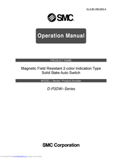 SMC Networks D-P3DW* Series Operation Manual