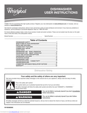 Whirlpool WDT995SAFM User Instructions