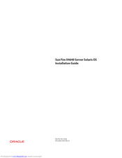 Sun Fire X4640 Installation Manual