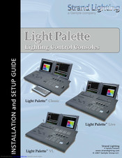Strand Lighting Light Palette Live Installation And Setup Gude