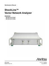 Anritsu ShockLine MS46522A Maintenance Manual