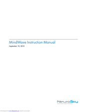 NeuroSky MindWave Mobile Instruction Manual