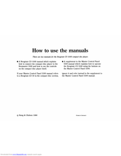 Beogram CD 5500 Manual