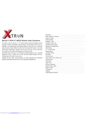 X-Tron XT-WG02 User Manual