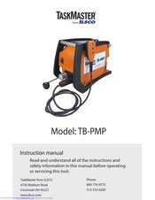 Ilsco TaskMaster TB-PMP Instruction Manual