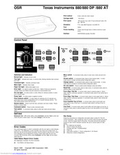 Texas Instruments 880 DP Manual