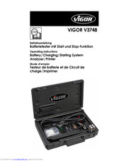 Vigor V3748 Operating Instructions Manual