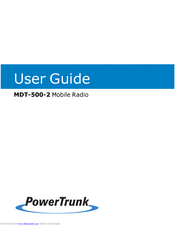 PowerTrunk MDT-500-2 User Manual