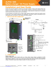 Vertiv ALPHA 1800 Installation And User Manual