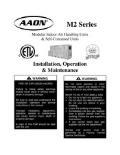 AAON M2 Series Installation Operation & Maintenance