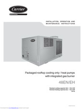Carrier 48EH Installation, Operation And Maintenance Instructions