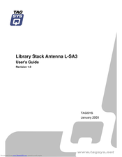 Tag sys L-SA3 User Manual