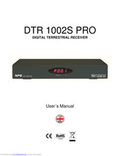 NPG DTR 1002S PRO User Manual