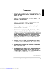 PREMIER TECHNOLOGIES CH 6000 Installation Instructions Manual