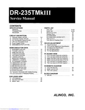 Alinco DR-235 TMk III Service Manual