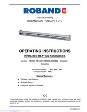 ROBAND HUE1125 Operating Instructions Manual