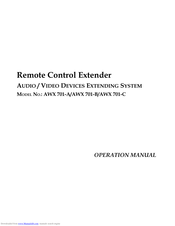 airwave AWX 701-C Operation Manual