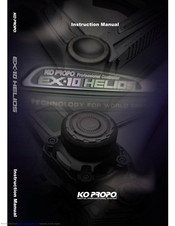 Ko Propo EX-10 HELIOS Instruction Manual