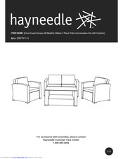 hayneedle ZEST011-1 Assembly Manual