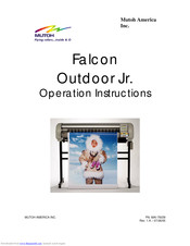 MUTOH Falcon Outdoor Jr. Operation Instructions Manual