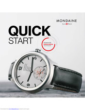 mondaine MH1.B2S10.LB Quick Start Manual